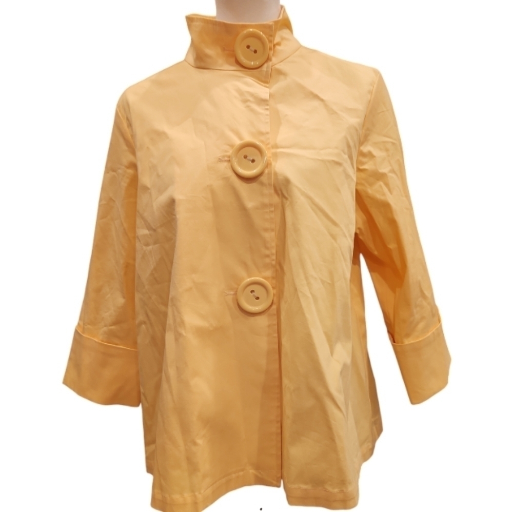 Coldwater Creek Big Button Jacket